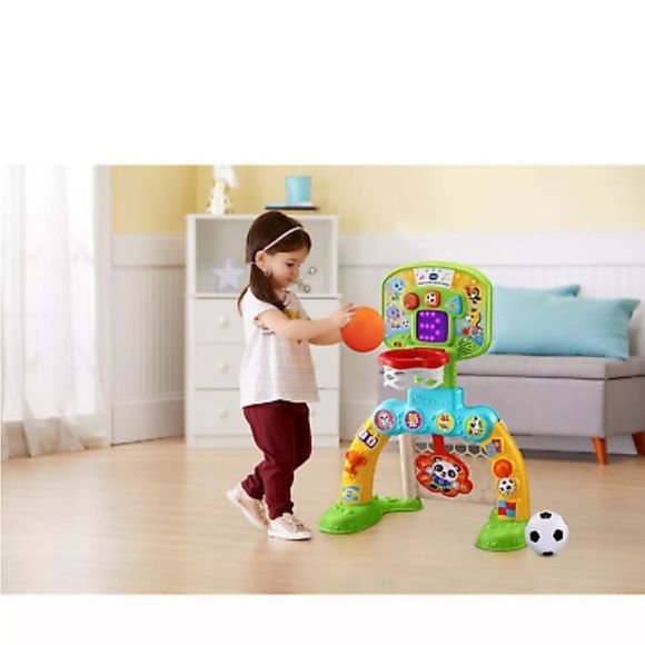 VTech Count & Win Sports Center with Basketball and Soccer Ball - Picture 3 of 11